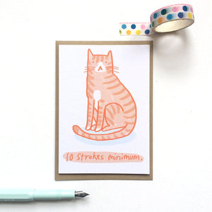 Funny Cat Card