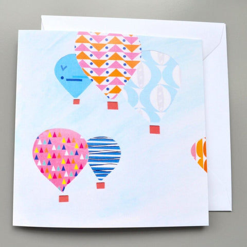Hot Air Balloons Card