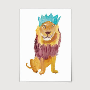 King Lion Print