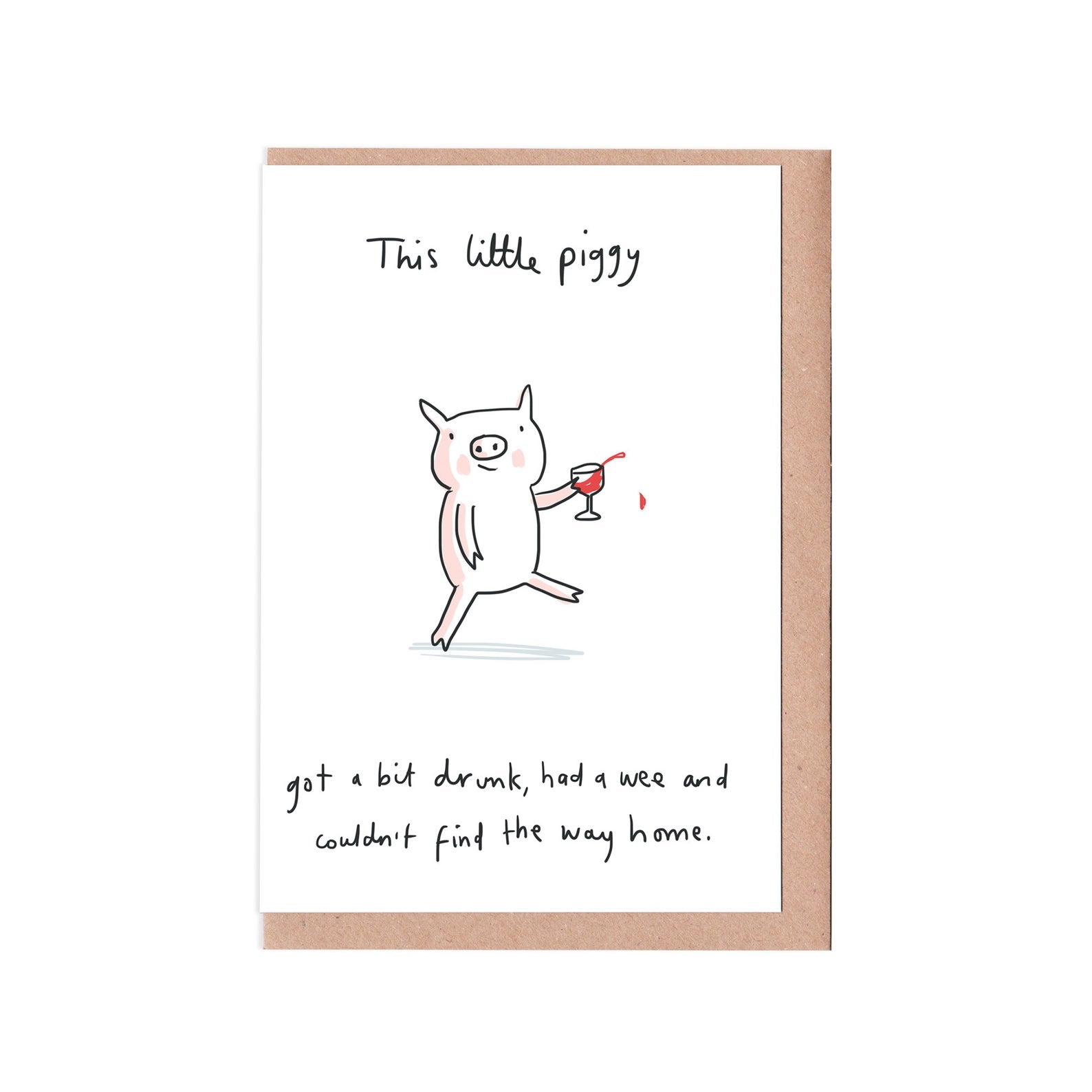 Little Piggy Card