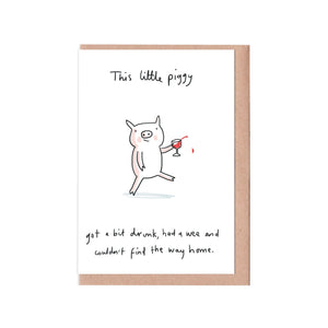 Little Piggy Card