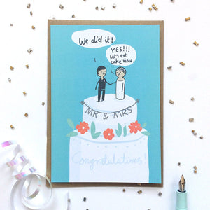 Wedding - Eat Cake Card