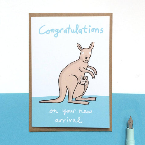 New Baby Kangaroo Card