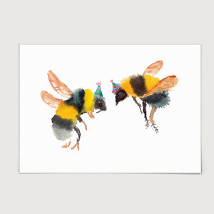 Party Bees Print