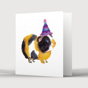 Guinea Pig Card by Rosie Webb at Eclectic Gift Shop Bristol