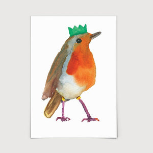 Party Robin Print