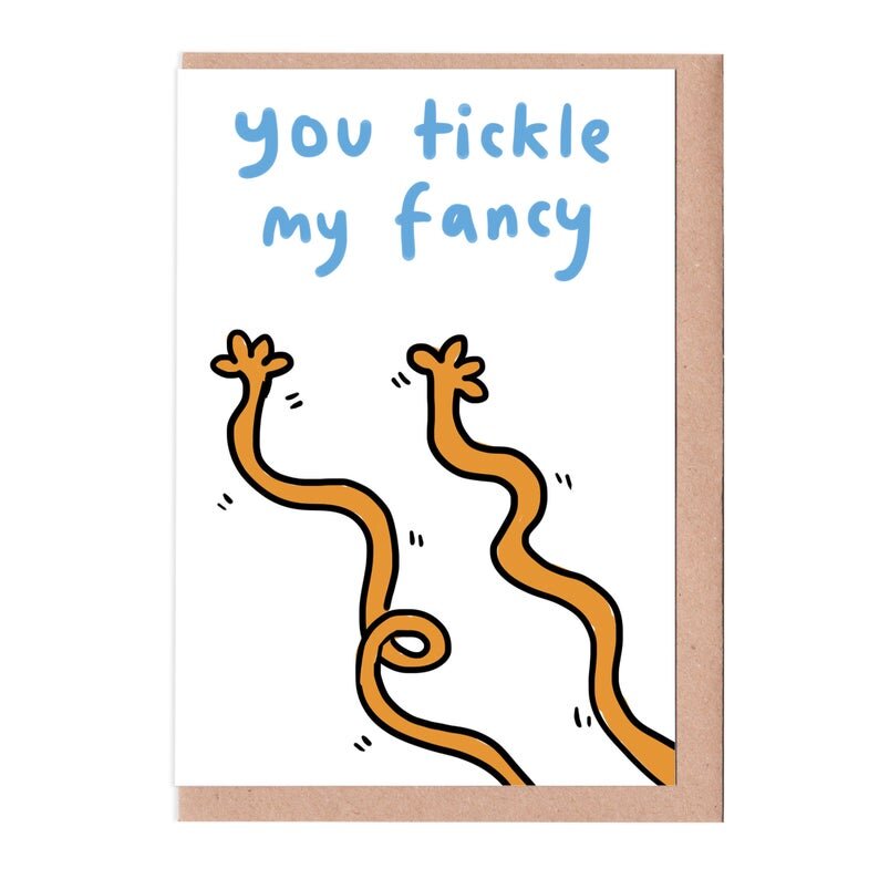 Mr Men Valentine's Card - You Tickle My Fancy