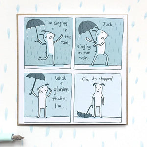 Singing in the Rain Card
