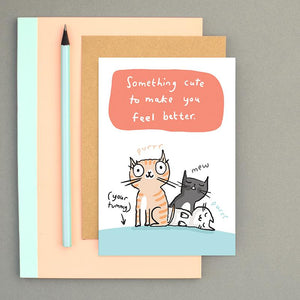 Something Cute Get Well Card