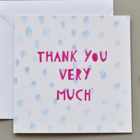Thank You Very Much Card