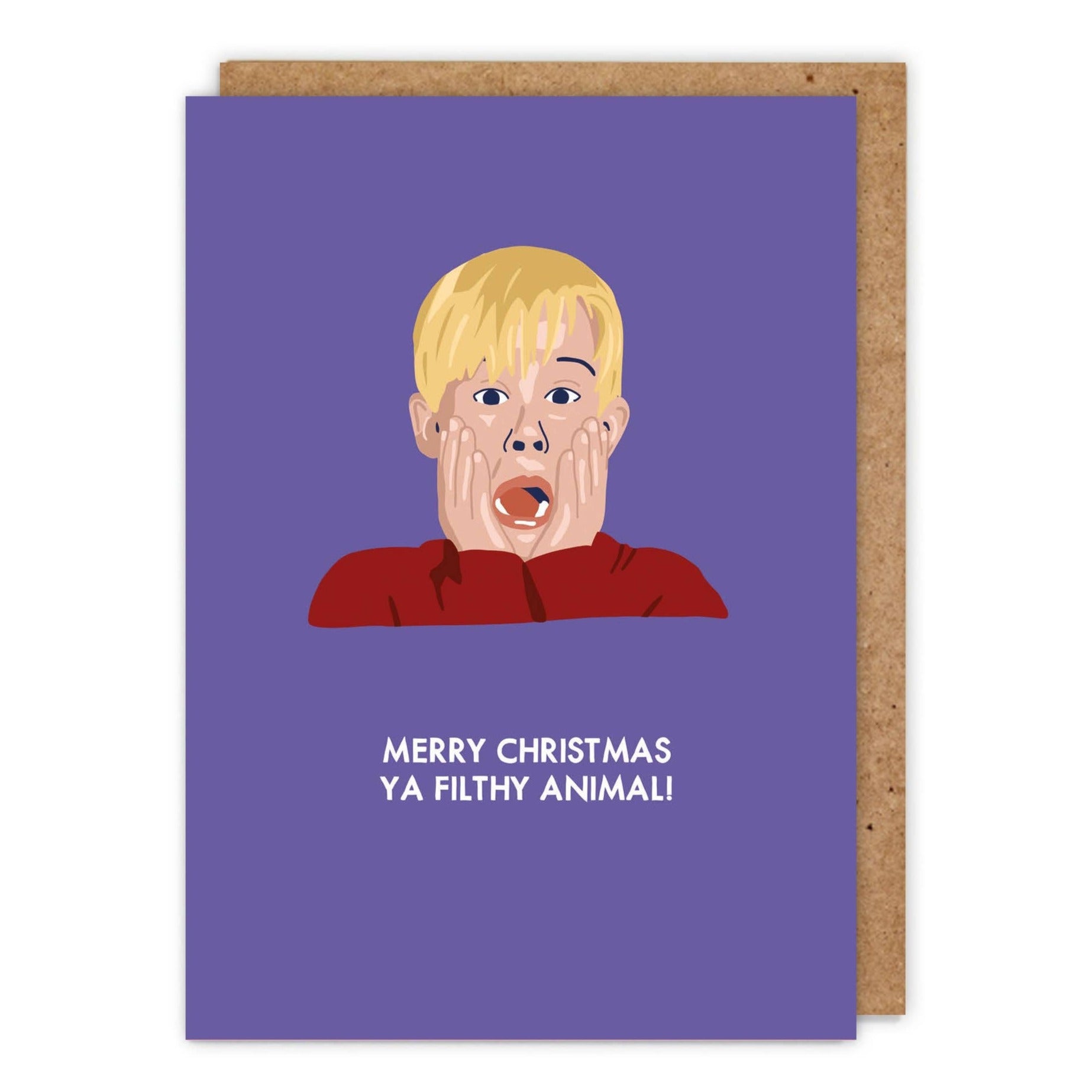 Home Alone 'Merry Christmas Ya Filthy Animal' Christmas Card