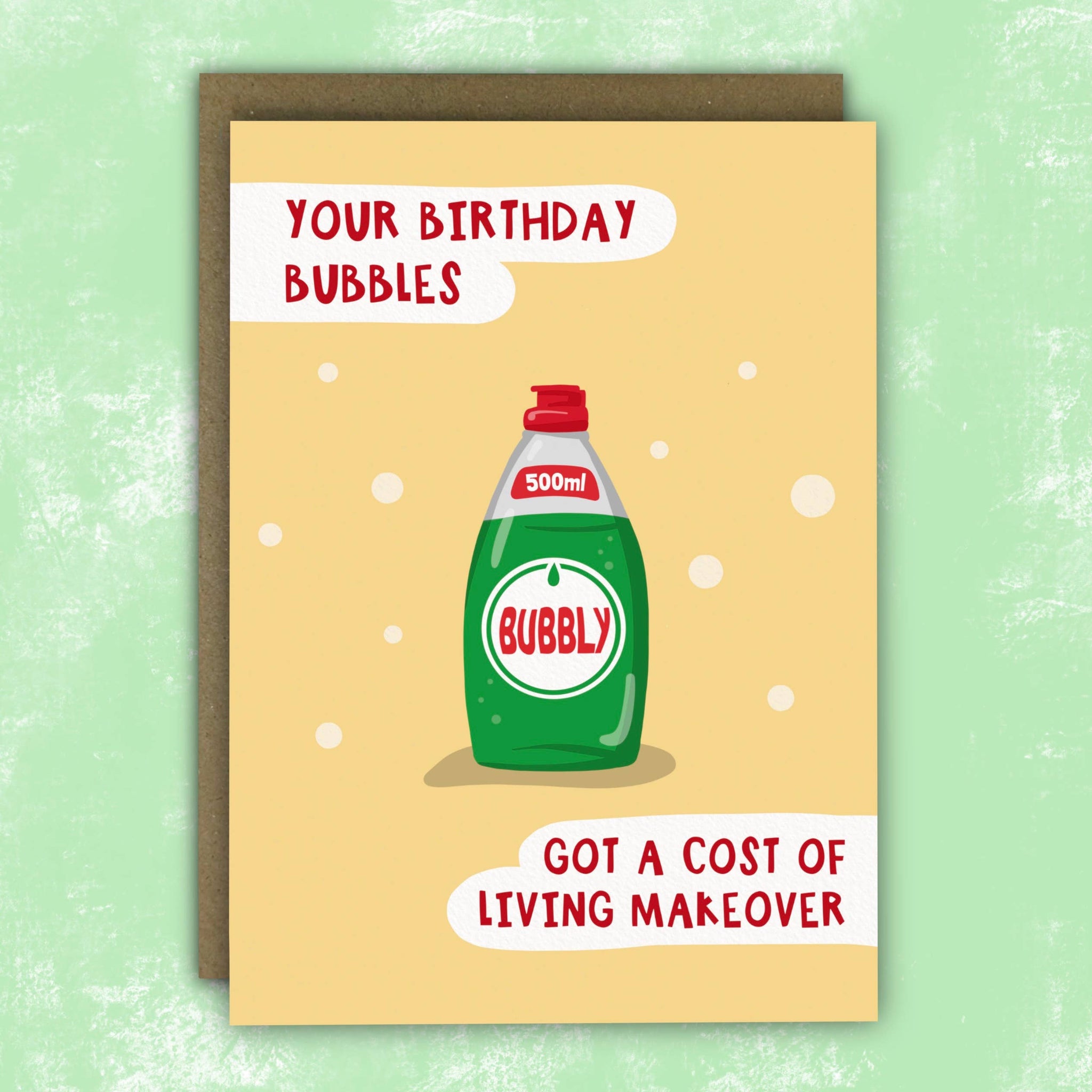 Cost of Living Crisis birthday card