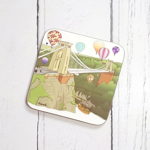 Gorgeous Bristol Coaster by Dona B drawings | Eclectic Gift Shop