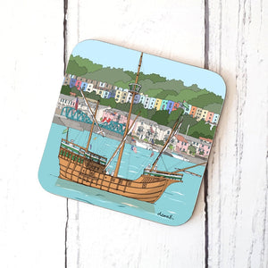 The Matthew Bristol Coaster by Dona B drawings | Eclectic Gift Shop