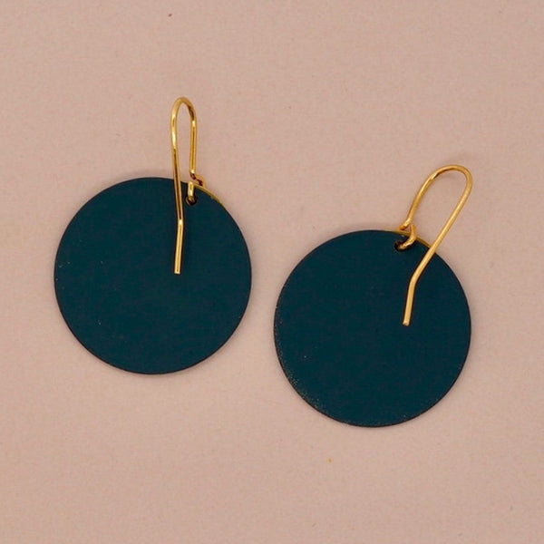 Reverse of handmade earrings