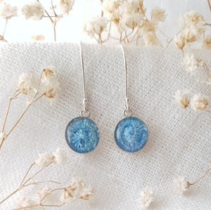 Aquamarine, March birthstone, earrings, handmade in Bristol