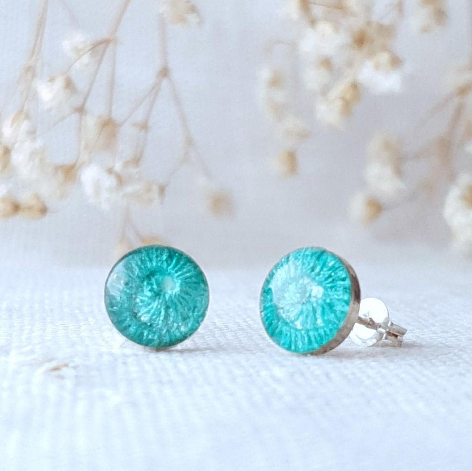 Emerald Stud Earrings made in Bristol