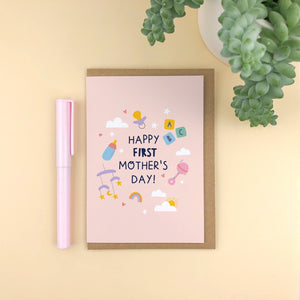 "Happy First Mother's Day" Greetings Card