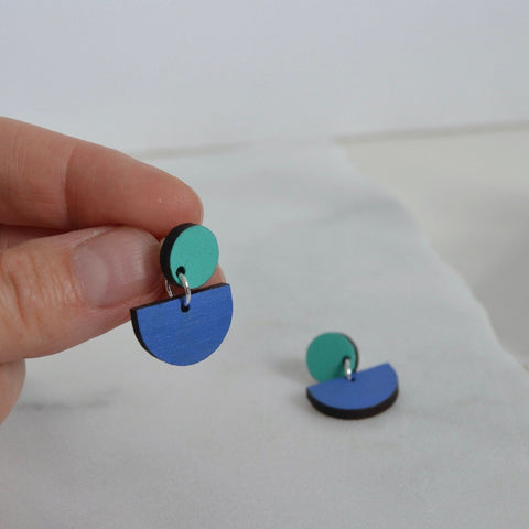 Contemporary Stud Earrings made in Portishead