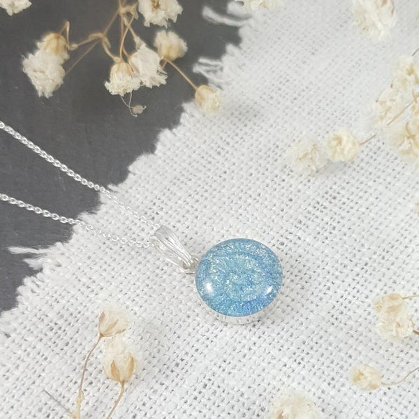 Aquamarine, March birthstone, pendant, handmade in Bristol