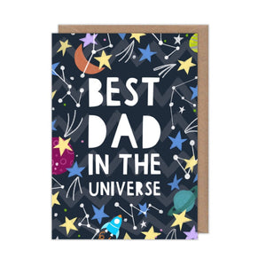 Best Dad in the Universe Father's Day Card