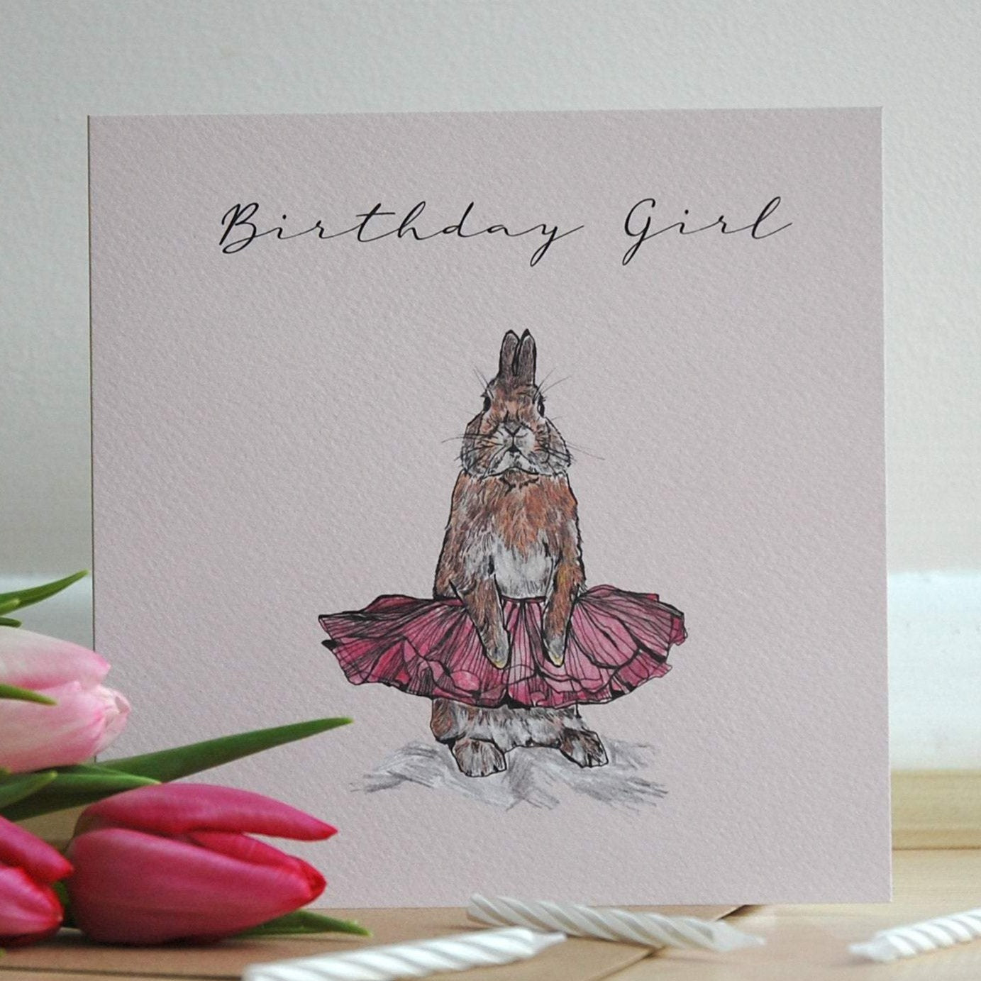 Rabbit Ballerina Birthday Card | Bristol Card Shop