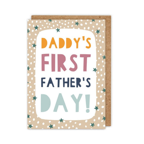 Daddy's First Father's Day Card