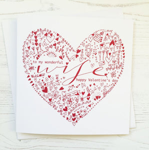 Wife Valentine's Card